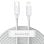 Cavo Baseus Simple Wisdom USB-C a Lightning PD 20W 1,5 m Bianco