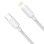 Cavo Baseus Simple Wisdom USB-C a Lightning PD 20W 1,5 m Bianco