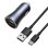 Cargador Coche Baseus Golden Contactor Pro 40W 2x USB Gris + Cable USB-C 1m Negro