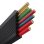 Cavo Baseus Free2Draw 3 in 1 USB a Micro+Lightning+USB-C 100W 1,1 m nero