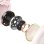 Auriculares Baseus NGD02-C01 sans fil Bluetooth 5.0 pliables rose 40h autonomie