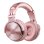 Auriculares OneOdio Pro10 con cable, Shareport, micrófono integrado y color rosa dorado