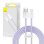 Cable Baseus Dynamic USB a Lightning 2.4A 2m Púrpura