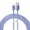 Cable USB a Lightning Baseus Crystal Shine 2 m Violeta