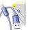 Cable USB a Lightning Baseus Crystal Shine 2 m Violeta