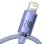 Cable USB a Lightning Baseus Crystal Shine 2 m Violeta
