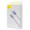 Cable USB a Lightning Baseus Crystal Shine 2 m Violeta