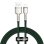 Cable USB a Lightning Baseus Cafule 2.4A 1m Verde