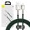 Cable USB a Lightning Baseus Cafule 2.4A 1m Verde