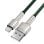 Cable USB a Lightning Baseus Cafule 2.4A 1m Verde