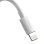 Cable USB a Lightning Baseus Simple Wisdom 1,5 m 2,4A Blanco 2 unidades