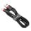 Cable USB a Lightning Baseus Cafule 1 m Negro + Rojo 2,4 A