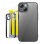 Funda para móvil Baseus ARMC021001 Transparente con cristal templado Negra para iPhone 14 Plus