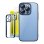 Funda para móvil Baseus Glitter Magnetic PC Bleu Transparent pour iPhone 14 Pro