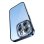 Funda para móvil Baseus Glitter Magnetic PC Bleu Transparent pour iPhone 14 Pro