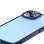Coque Baseus Glitter Transparente avec Verre Trempé Bleu pour iPhone 14 Plus