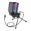 Microfone Fifine A6V USB cardioide com iluminação RGB e mute tátil