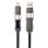 Cavo USB Nanocable 10.01.2501 USB-A/USB-C a USB-C/Lightning 1m Nero