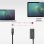 Kabel Nanocable USB-C auf HDMI 2.1 und USB-C PD 100W Schwarz 1,8 m