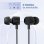 iggual In-Ear USB-C Kopfhörer mit Mikrofon und Inline-Steuerung Schwarz