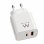 Schnelllader Ewent EW1318 20W USB-C PD und USB-A QC GaN Kompakt