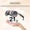 Blackview D1pro Gafas Inteligentes Altavoces Asistente Voz IP54 Plata