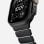 Pulsera Nomad Stratos Band Titanio Negro 49mm Icy Blue Glow para Apple Watch