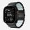 Pulsera Nomad Stratos Band Titanio Negro 49mm Icy Blue Glow para Apple Watch