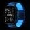 Pulsera Nomad Stratos Band Titanio Negro 49mm Icy Blue Glow para Apple Watch