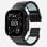 Pulsera Nomad Stratos Band Titanio Negro 49mm Icy Blue Glow para Apple Watch