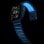 Pulsera Nomad Stratos Band Titanio Negro 49mm Icy Blue Glow para Apple Watch