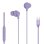 Kabelgebundene Celly UP1600TYPECVL USB-C Kopfhörer mit Mikrofon und Lautstärkeregelung violett