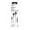 Auriculares Celly UP1300TYPECBK con cable USB-C para llamadas y música negros