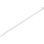 Bridas de cable StarTech 20 cm blancas paquete de 100 Nylon 66