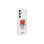 Handyhülle Samsung Flipsuit Case TPU Rot Transparent für Galaxy S24+