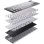 Clavier Corsair CLIPPER PRO MINI 60 Magnétique Compact Blanc RGB