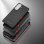 Funda para móvil nevox StyleShell NYLO Cover TPU Nylon Negra para Samsung Galaxy A57 5G