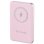 Externer Akku Verbatim Charge 'n' Go 10000 mAh Lithium-Polymer Quick Charge 3.0 Rosa