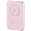 Externer Akku Verbatim Charge 'n' Go 10000 mAh Lithium-Polymer Quick Charge 3.0 Rosa