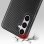 Funda Nevox StyleShell NYLO Nylon Noir Antichoc pour Galaxy S25+