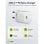 USB-C Schnelllader Goobay 65404 PD GaN 20W Schwarz