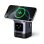 Cargador Inalámbrico Ugreen W709 Robot 2 en 1 Qi2 15W Negro
