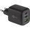 Cargador Goobay 64753 USB-C PD 65W 3 Puertos GaN Negro