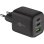 Cargador Goobay 64753 USB-C PD 65W 3 Puertos GaN Negro