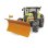 Tractor BRUDER Claas Axion 950 con Cadenas para Nieve y Pala Quitanieves
