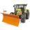 Tractor BRUDER Claas Axion 950 con Cadenas para Nieve y Pala Quitanieves