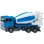 Camion/Trailer modèle réduit Siku 1896 1:87 Bleu Orange
