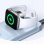 Cargador Inalámbrico Ugreen W757 Magflow 3 en 1 Qi2 25W