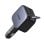 Cargador de Mechero Ugreen 60W con Cable Retráctil USB-C y USB-A Gris