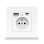 Multipresa Autrucker 1 presa USB-A USB-C 16A 240V pannello plastica